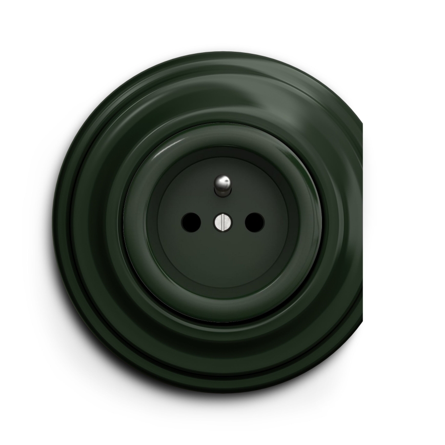 Kliklap - Vintage presa 230V verde