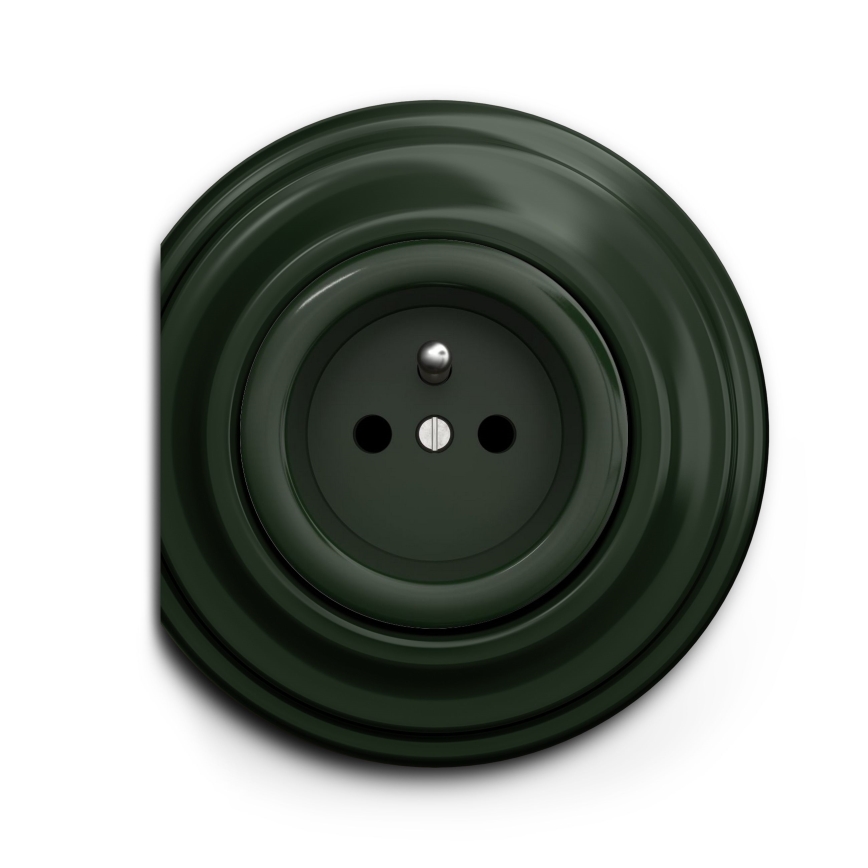 Kliklap - Vintage presa 230V verde