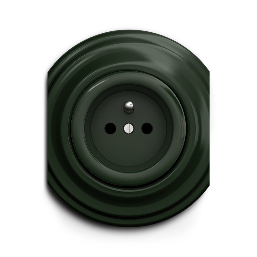 Kliklap - Vintage presa 230V verde