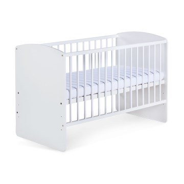 KLUPŚ - Lettino per bambini KAROLINA II 120x60 cm pino/bianco