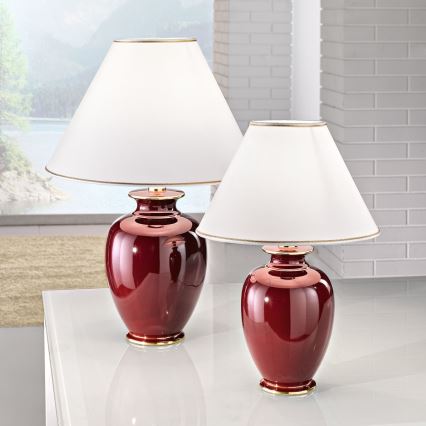 Kolarz 0014.74.7 - Lampada da tavolo BORDEAUX 1xE27/100W/230V