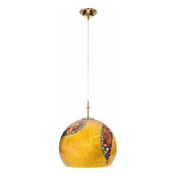 Kolarz 0392.31M.3.Ki.Au - Lampadario a sospensione con filo LUNA 1xE27/60W/230V 24K oro