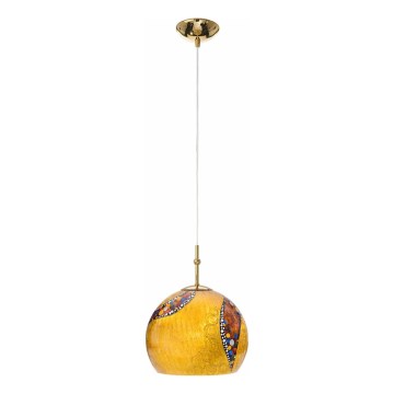 Kolarz 0392.31S.3.Ki.Au - Lampadario a sospensione con filo LUNA 1xE27/60W/230V 24K oro