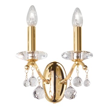 Kolarz 3234.62.3.KoT - Applique in cristallo CARMEN 2xE14/60W/230V oro 24K