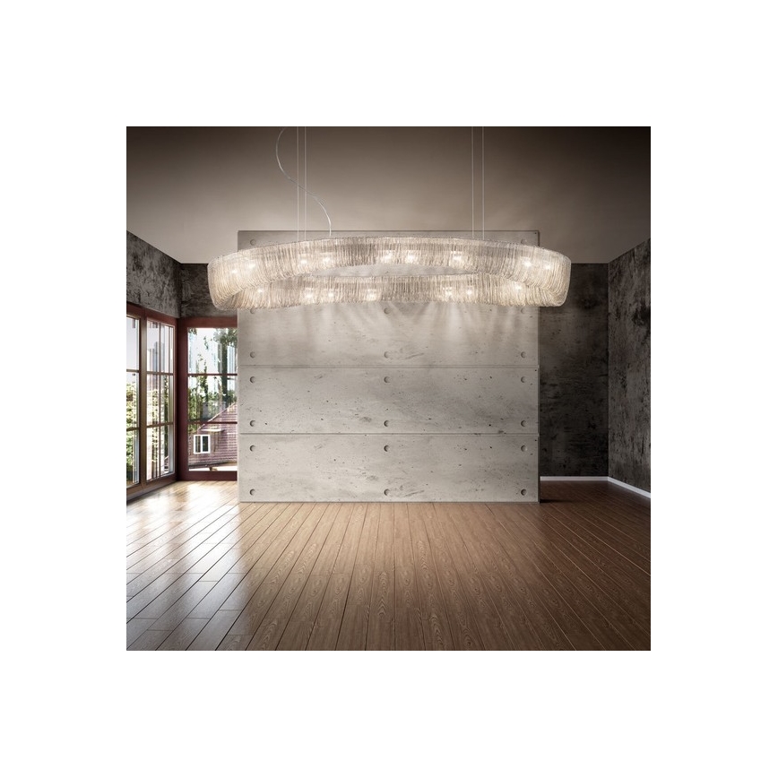 Kolarz 5324.32050 - Lampadario a sospensione con filo CLOUD 20xG9/40W/230V