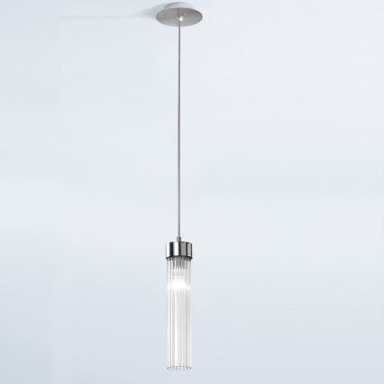 Kolarz 6009.30150 - Lampadario su filo RAGGIO 1xE14/25W/230V argento