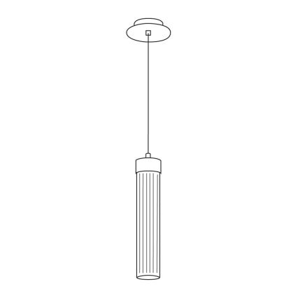 Kolarz 6009.30150 - Lampadario su filo RAGGIO 1xE14/25W/230V argento