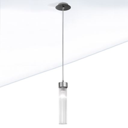 Kolarz 6009.30160 - Lampadario su filo RAGGIO 1xE14/25W/230V cromo opaco