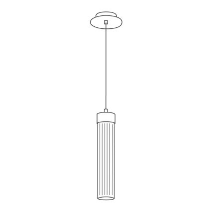 Kolarz 6009.30160 - Lampadario su filo RAGGIO 1xE14/25W/230V cromo opaco