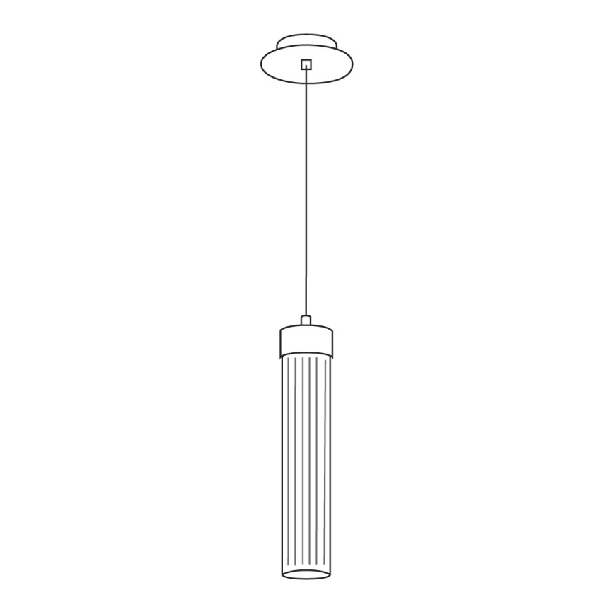 Kolarz 6009.30160 - Lampadario su filo RAGGIO 1xE14/25W/230V cromo opaco