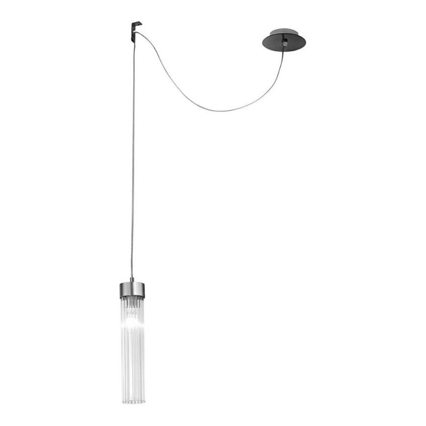 Kolarz 6009.30161 - Lampadario su filo RAGGIO 1xE14/25W/230V cromo opaco