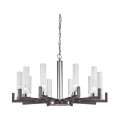 Kolarz 6009.81060 - Lampadario a catena RAGGIO 10xE14/25W/230V cromo opaco