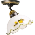 Kolarz 731.10.116 - Plafoniera NONNA 1xE27/75W/230V Ø 20 cm con motivo limoni