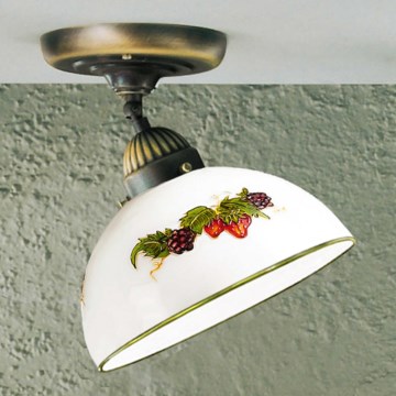 Kolarz 731.10.121 - Lampadario a plafone NONNA 1xE27/75W/230V diametro 20 cm uva/fragole
