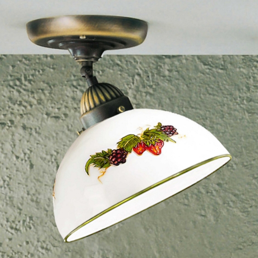 Kolarz 731.10.121 - Lampadario a plafone NONNA 1xE27/75W/230V diametro 20 cm uva/fragole