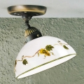 Kolarz 731.10.122 - Lampadario a plafone NONNA 1xE27/75W/230V diametro 20 cm uva