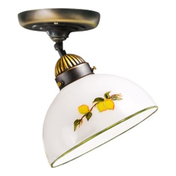 Kolarz 731.10.126 - Lampadario a plafone NONNA 1xE27/75W/230V diametro 20 cm limoni