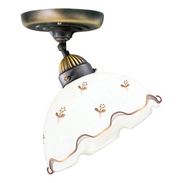 Kolarz 731.10.160 - Plafoniera NONNA da soffitto 1xE27/75W/230V Ø 20 cm, motivo floreale, oro rosa
