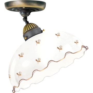 Kolarz 731.10.161 - Lampadario a plafone NONNA 1xE27/75W/230V Ø 30 cm con motivo floreale, finitura oro rosa