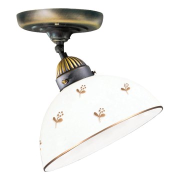 Kolarz 731.10.170 - Lampadario a plafone NONNA 1xE27/75W/230V, diam. 20 cm, decorato con fiori, finitura oro rosa