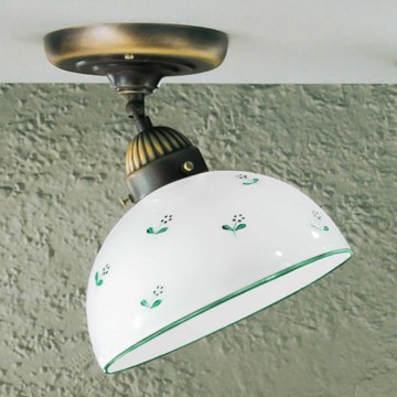 Kolarz 731.10.20 - Lampadario a plafone NONNA 1xE27/75W/230V diametro 20 cm verde
