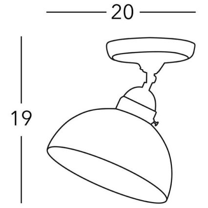 Kolarz 731.10.53 - Faretto NONNA 1xE27/75W/230V