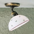 Kolarz 731.10.69 - Lampadario a plafone NONNA 1xE27/75W/230V diametro 20 cm rosso