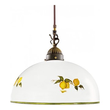 Kolarz 731.30.126 - Lampadario a sospensione con filo NONNA 1xE27/75W/230V diametro 20 cm limoni