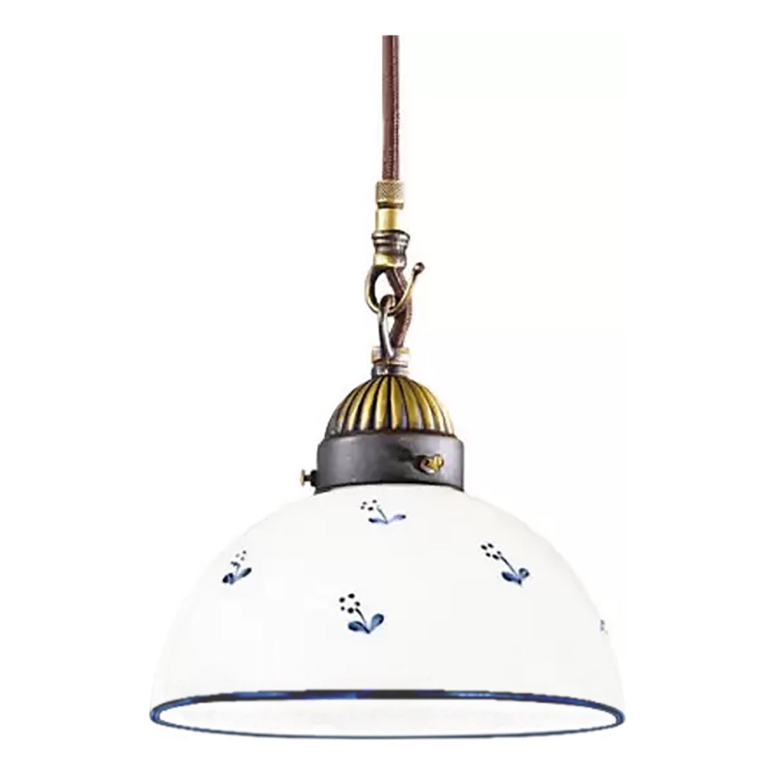 Kolarz 731.30.16 - Lampadario a sospensione con filo NONNA 1xE27/75W/230V diametro 20 cm blu
