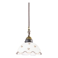 Kolarz 731.30.160 - Lampadario a sospensione con cavo NONNA 1xE27/75W/230V Ø 20 cm, design floreale, finitura oro rosa