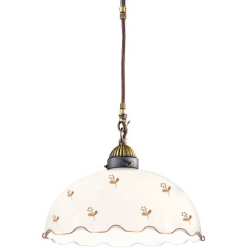 Kolarz 731.30.161 - Lampadario sospeso a cavo NONNA 1xE27/75W/230V Ø 30 cm con motivo floreale, oro rosa