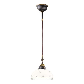 Kolarz 731.30.20 - Lampadario a sospensione con filo NONNA 1xE27/75W/230V diametro 20 cm verde