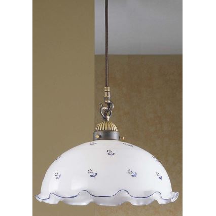 Kolarz 731.30.25 - Lampadario su filo NONNA 1xE27/75W/230V blu