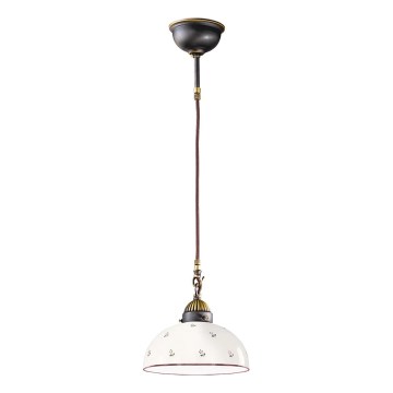 Kolarz 731.30.68 - Lampadario a sospensione con filo NONNA 1xE27/75W/230V diametro 30 cm rosso