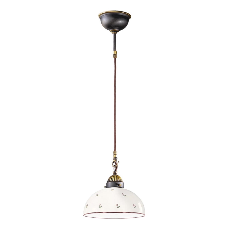 Kolarz 731.30.68 - Lampadario a sospensione con filo NONNA 1xE27/75W/230V diametro 30 cm rosso