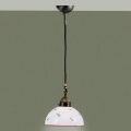 Kolarz 731.30.69 - Lampadario a sospensione con filo NONNA 1xE27/75W/230V diametro 20 cm rosso