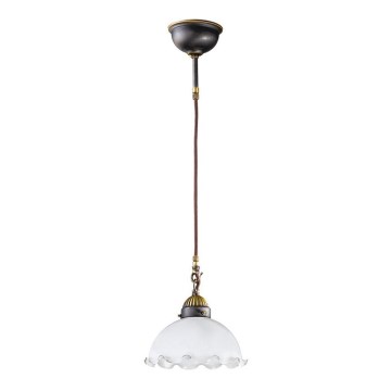 Kolarz 731.30.73 - Lampada a sospensione con cavo NONNA 1xE27/75W/230V bianco
