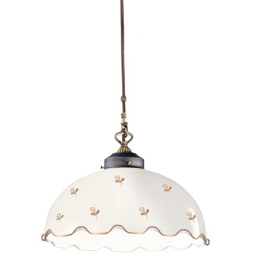 Kolarz 731.32.162 - Lampadario a cavo NONNA 1xE27/75W/230V Ø 36 cm fiori oro rosa