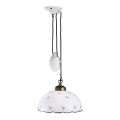 Kolarz 731.33.18 - Lampadario su filo NONNA 1xE27/75W/230V blu