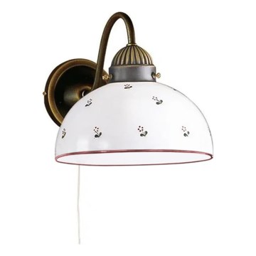 Kolarz 731.61.69 - Applique NONNA 1xE27/75W/230V rosso