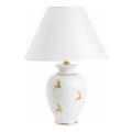 Kolarz 731.70W.150 - Lampada da tavolo NONNA 1xE27/100W/230V, motivo cervo, bianco/oro