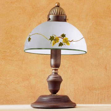 Kolarz 731.73.122 - Lampada da tavolo NONNA 1xE27/75W/230V colore vino