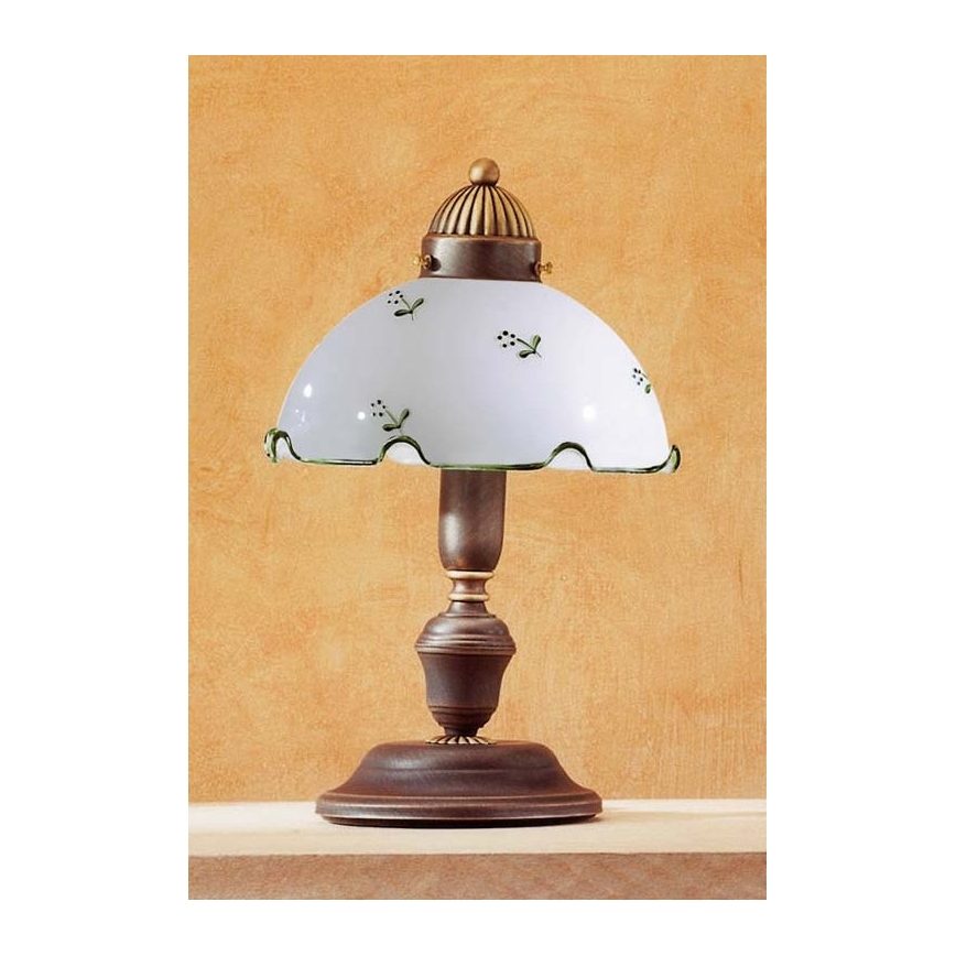 Kolarz 731.73.21 - Lampada da tavolo NONNA 1xE14/60W/230V verde