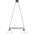 Kolarz 731.82.150 - Lampadario a cavo NONNA 2xE27/75W/230V cervo oro rosa