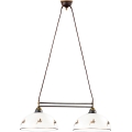 Kolarz 731.82.151 - Lampadario sospeso a cavo NONNA 2xE27/75W/230V, decorazione a forma di cervo, finitura rose gold