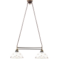 Kolarz 731.82.160 - Lampadario sospeso con cavo NONNA 2xE27/75W/230V, decorazione a fiori, oro rosa