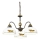 Kolarz 731.83.121 - Lampadario a sospensione con catena NONNA 3xE27/75W/230V uva/fragole