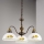 Kolarz 731.83.126 - Lampadario a sospensione con catena NONNA 3xE27/75W/230V limoni