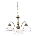 Kolarz 731.83.133 - Lampadario a sospensione con catena NONNA 3xE27/75W/230V cervo grigio
