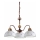 Kolarz 731.83.20 - Lampadario a sospensione con catena NONNA 3xE27/75W/230V verde